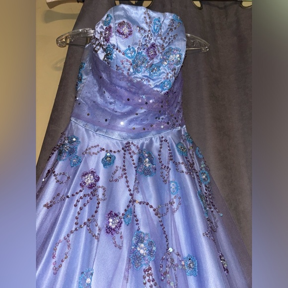 Strapless NINA CANACCI prom dress - Picture 3 of 7